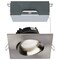 Satco 12W LED Downlight, Gimbal 3.5 in, CCT Select, Square, Remote Driver, Brushed Nickel, 840L 120V S11629R1 - alternate 1